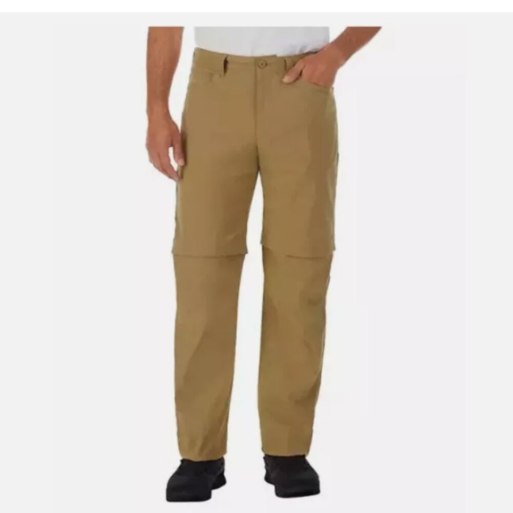 Eddie Bauer Convertible Tech Pants UPF 50+ Tan